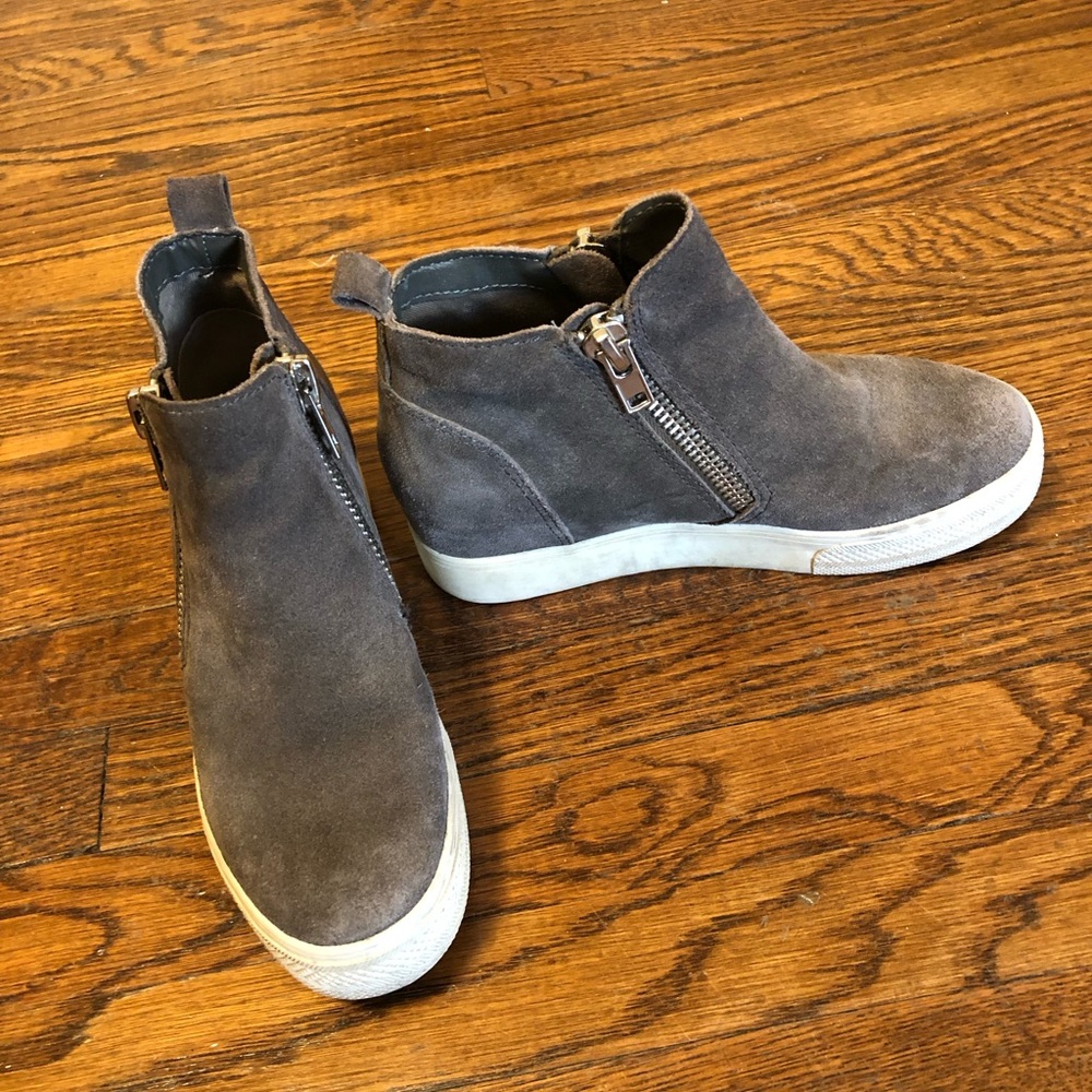 Steve Madden Suede Wedge Sneakers